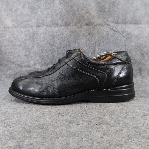 Johnston & Murphy Shoes Men 10 Oxford Leather Shuler Athletic Black Comfort Work main image 12